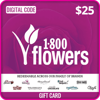 1-800-Flowers Gift Card $25