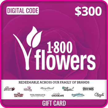 1-800-Flowers Gift Card $300