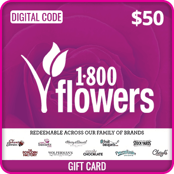 1-800-Flowers Gift Card $50