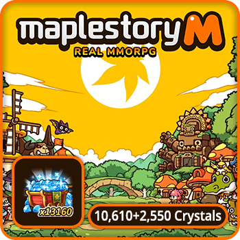 MapleStory M 10,610 Crystals + 2,550 Bonus
