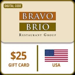 Brio Bravo Restaurants Gift Card USA USD 25