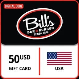 Bill's Bar & Burger Gift Card USA $ 50