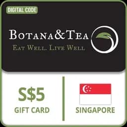 Botana & Tea Gift Card SINGAPORE SGD 5