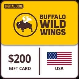 Buffalo Wild Wings Gift Card USA USD 200