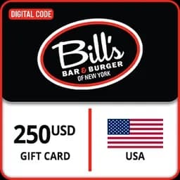 Bill's Bar & Burger Gift Card USA $ 250