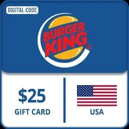 Burger King Gift Card USA USD 25