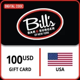Bill's Bar & Burger Gift Card USA $ 100