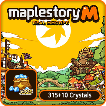 MapleStory M 315 Crystals + 10 Bonus