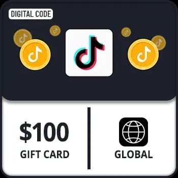 TikTok Coin Gift Card Global $100 by Rewarble