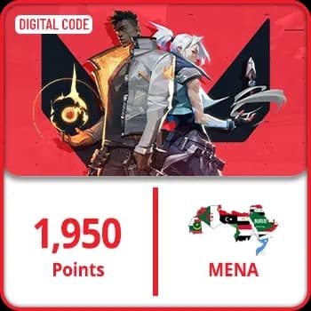 Valorant Gift Card MENA 1950 Points