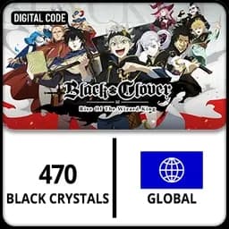 Black Clover Mobile (PINs) GLOBAL Black Crystal 470