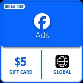 Facebook Ads Gift Card Global $5 by Rewarble