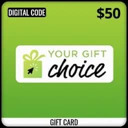 Your Gift Choice Gift Card $50