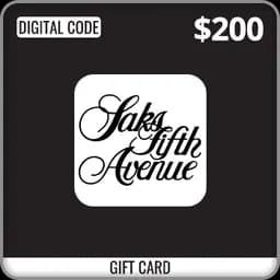 Saks Fifth Avenue Gift Card $200