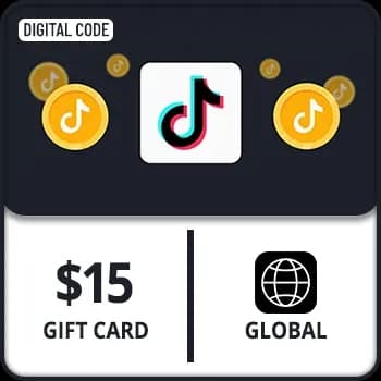 TikTok Coin Gift Card Global $15 by Rewarble