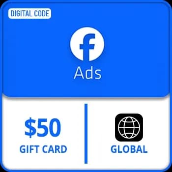 Facebook Ads Gift Card Global $50 by Rewarble