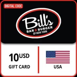 Bill's Bar & Burger Gift Card USA $10