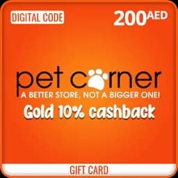 Pet Corner Gold 10% Cashback 200 AED