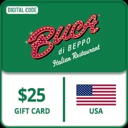 Buca di Beppo Gift Card USA UAS 25