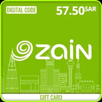 Zain KSA Gift Card 57.50 SAR