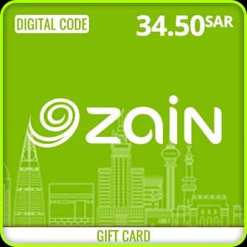 Zain KSA Gift Card 34.50 SAR