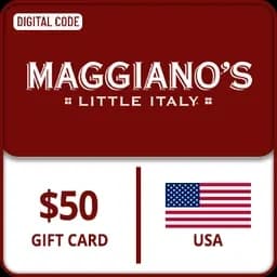 Maggianos eGift Voucher Gift Card USA $ 50