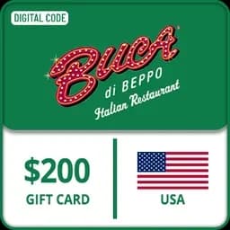 Buca di Beppo Gift Card USA USD 200