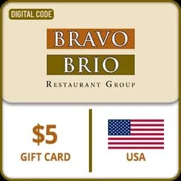 Brio Bravo Restaurants Gift Card USA USD 5