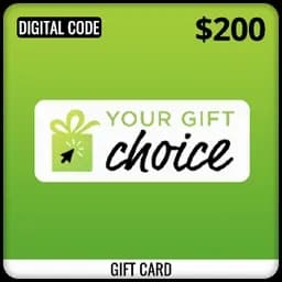 Your Gift Choice Gift Card $200