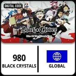 Black Clover Mobile (PINs) GLOBAL Black Crystal 980
