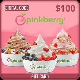 Pinkberry Gift Card $100