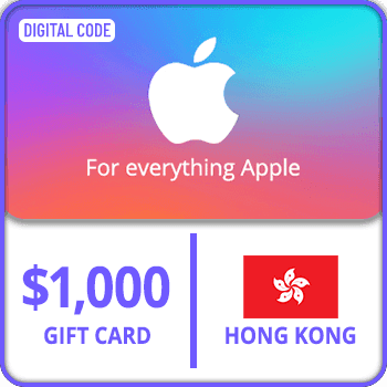App Store & iTunes Gift Card Hong Kong $1000