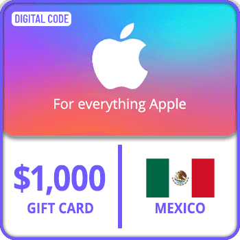 App Store & iTunes Gift Card Mexico $1000