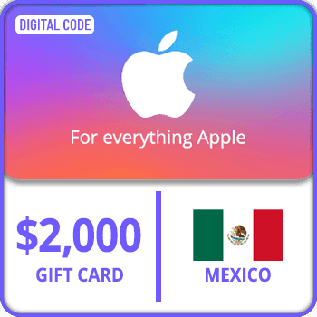 App Store & iTunes Gift Card Mexico $2000