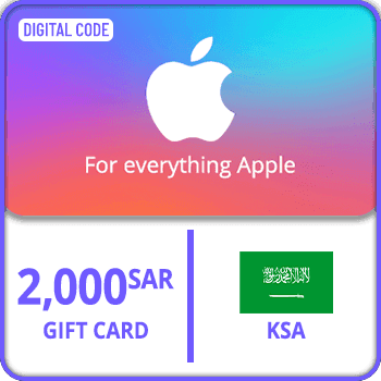 App Store & iTunes Gift Card KSA 2000 SAR