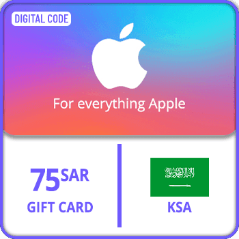 App Store & iTunes Gift Card KSA 75 SAR