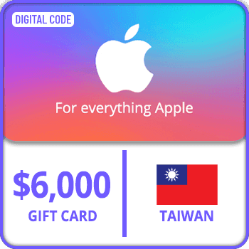App Store & iTunes Gift Card Taiwan $6000