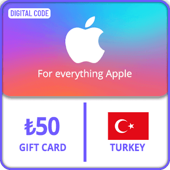 App Store & iTunes Gift Card Turkey ₺50