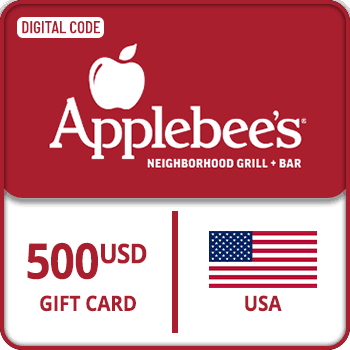 Applebees eGift Voucher Gift Card USA 500 USD