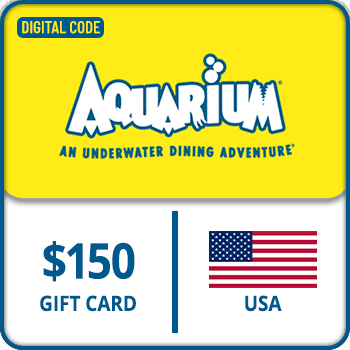 Aquarium Restaurants Gift Card USA 150 USD