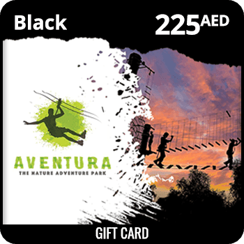 Aventura Parks Black Gift Card 225 AED