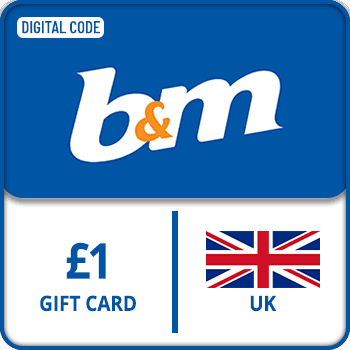 B&M Gift Card UK 1 GBP