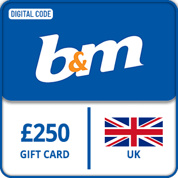 B&M Gift Card UK 250 GBP