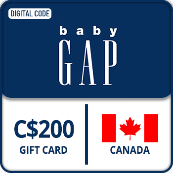 Baby Gap Gift Card CANADA 200 CAD
