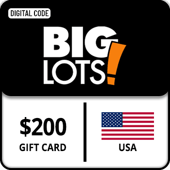 Big Lots! Gift Card USA 200 USD