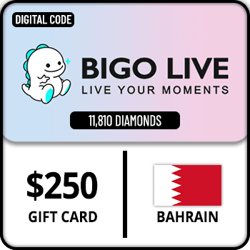 Bigo Live Gift Card 11810 Diamonds Bahrain $250