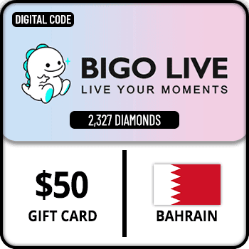 Bigo Live Gift Card 2327 Diamonds Bahrain $50
