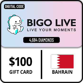 Bigo Live Gift Card 4684 Diamonds Bahrain $100