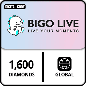 Bigo Live Gift Card 1600 Diamonds