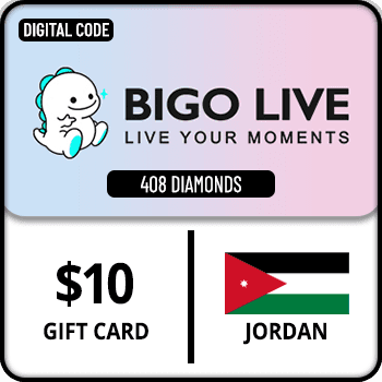Bigo Live Gift Card 408 Diamonds Jordan $10